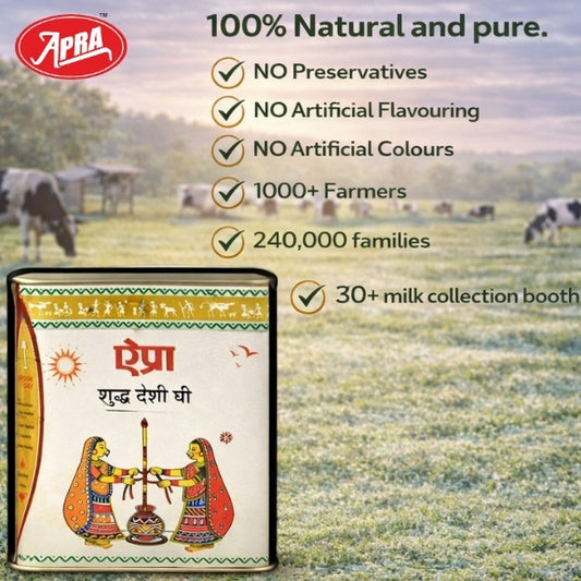 APRA Pure Desi Ghee 1 Litre
