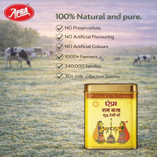 APRA Pure Desi Ghee 15 Kg