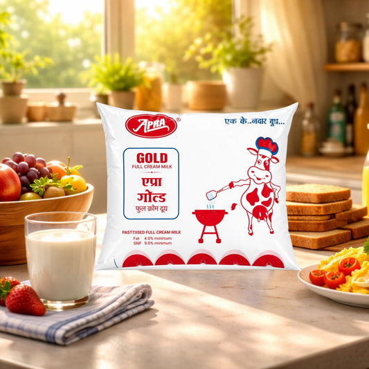APRA Full Cream Milk pouch 500 ml