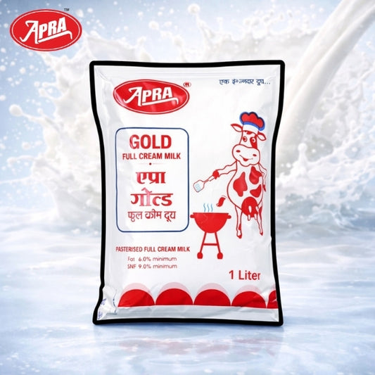 APRA Full Cream Milk pouch 1 litre
