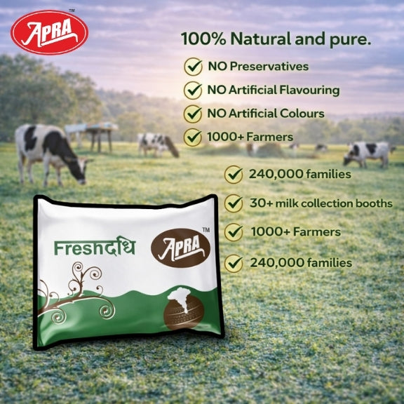 APRA Dahi Pouch 400 gm