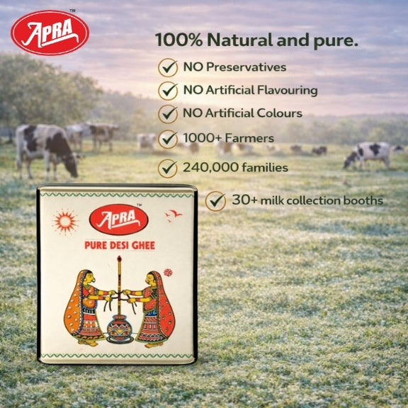 APRA Pure Desi Ghee 200ml