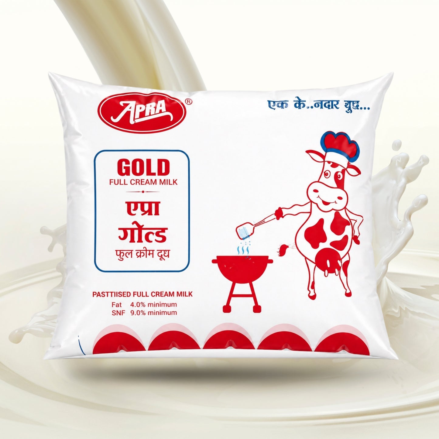 APRA Full Cream Milk pouch 500 ml