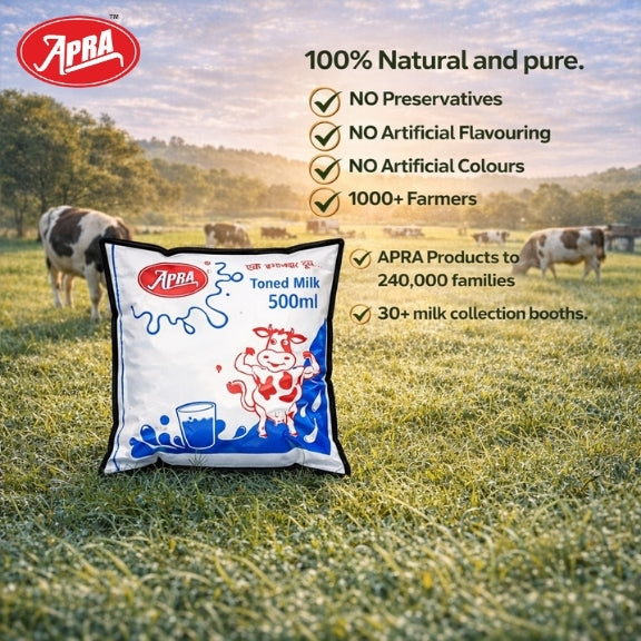 APRA Toned Milk 500 ml